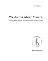 We Are the Music Makers SSAATTBB choral sheet music cover